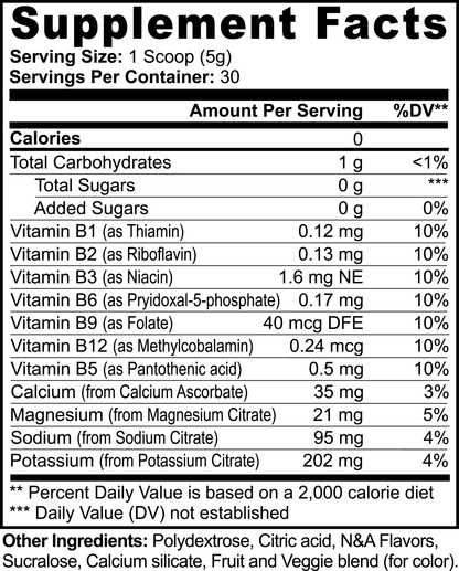 Hydration Powder (Mixed Berry)