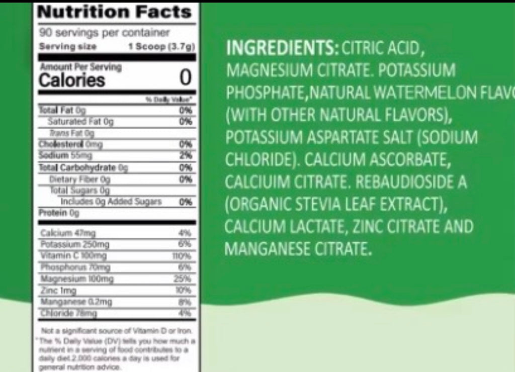 Watermelon Electrolytes