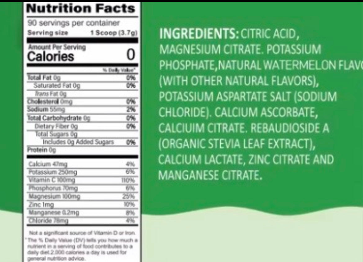 Watermelon Electrolytes